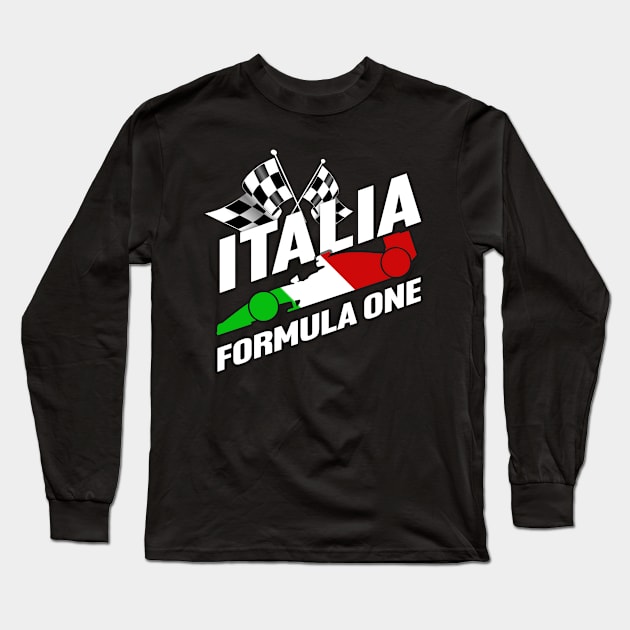 F1 Italia Ferrari 2023 Formula One Racing Car Long Sleeve T-Shirt by Markyartshop